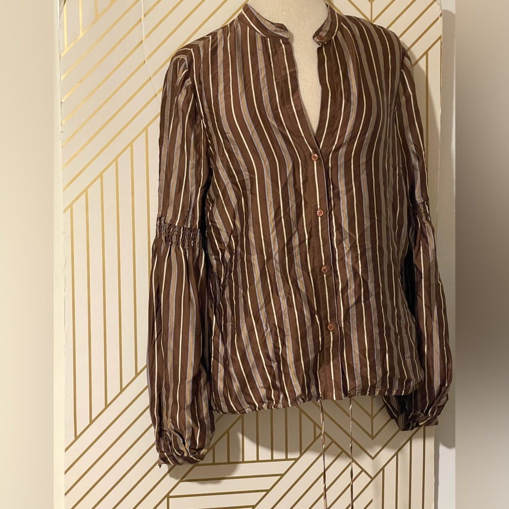 BCBGMAXAZRIA Silk Shirt